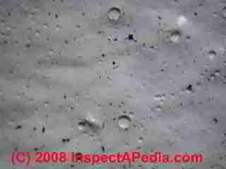 Paint lab Photograph of sample of failed paint